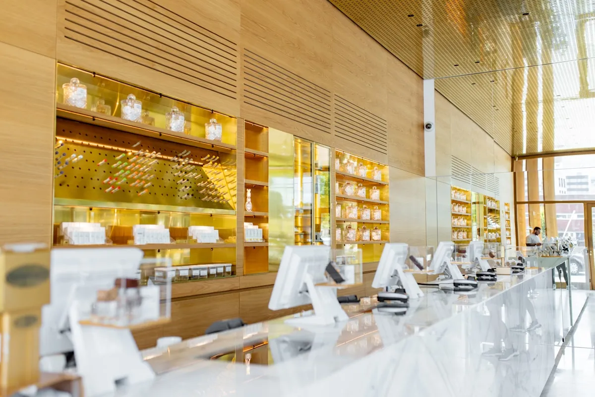 Cannabis dispensary interior
